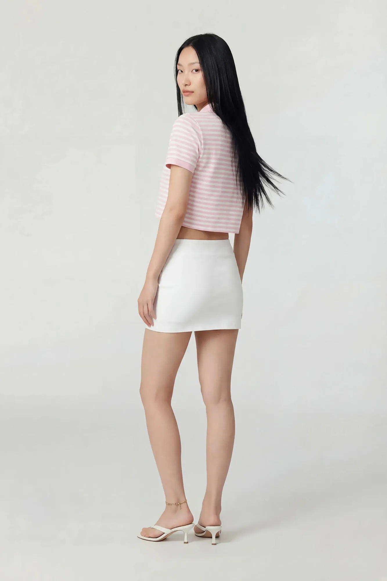 Embroidered Boxy Polo sold by Charlotte Russe product image thumbnail 4