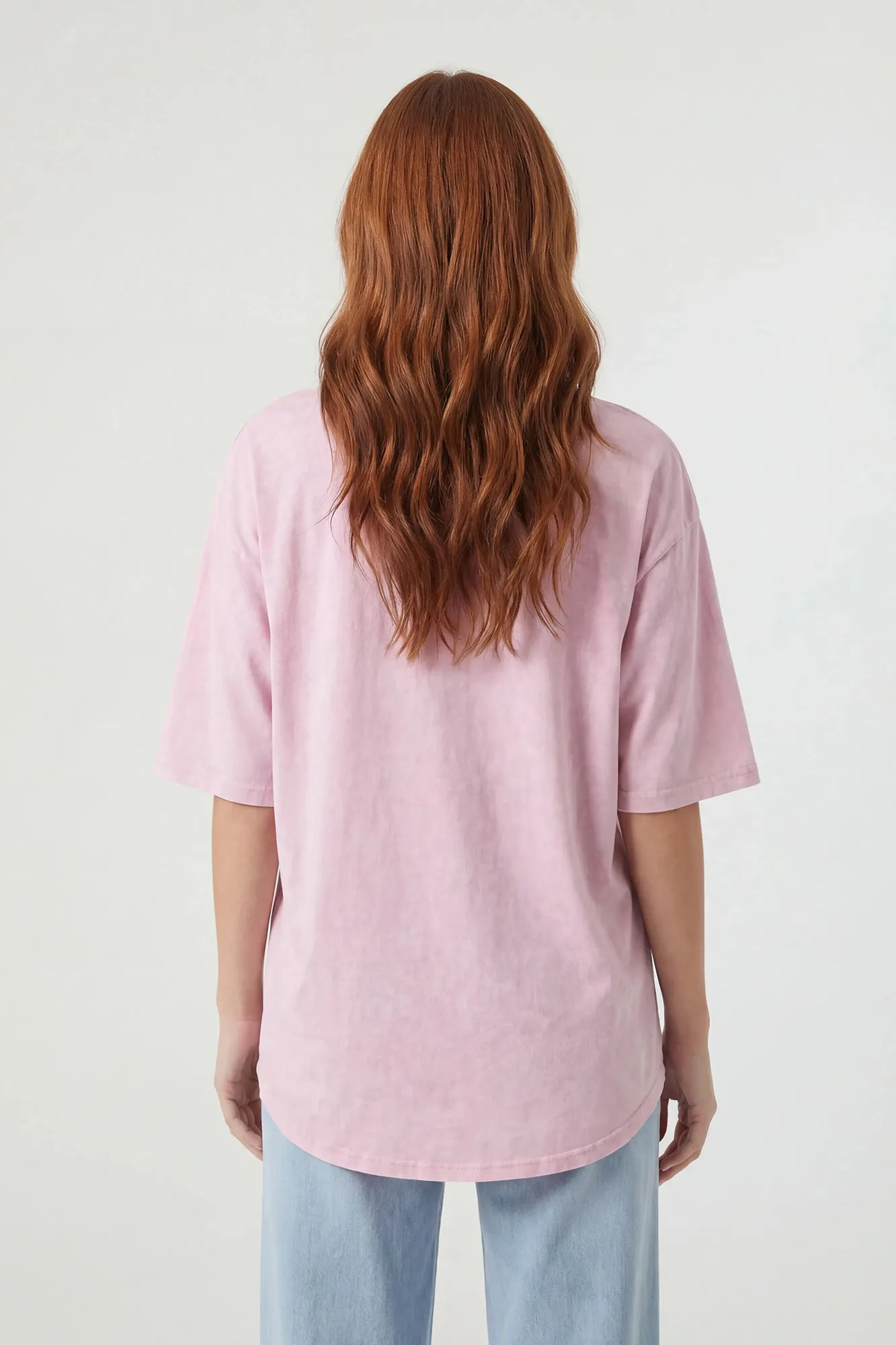 Oversized Graphic Washed T-Shirt sold by Charlotte Russe product image thumbnail 2