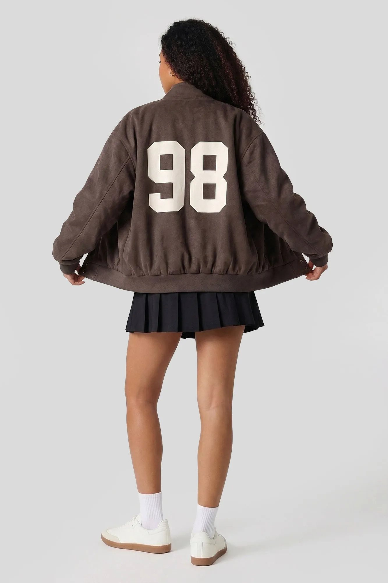 New York Bomber Jacket sold by Charlotte Russe product image thumbnail 5
