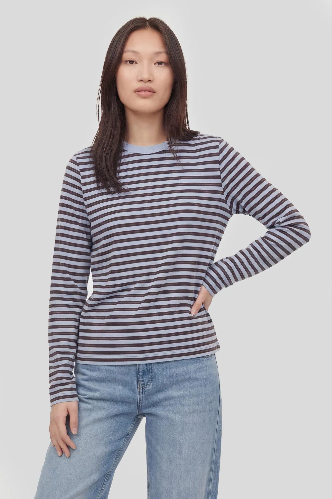 Striped Long Sleeve Top sold by Charlotte Russe product image thumbnail 4