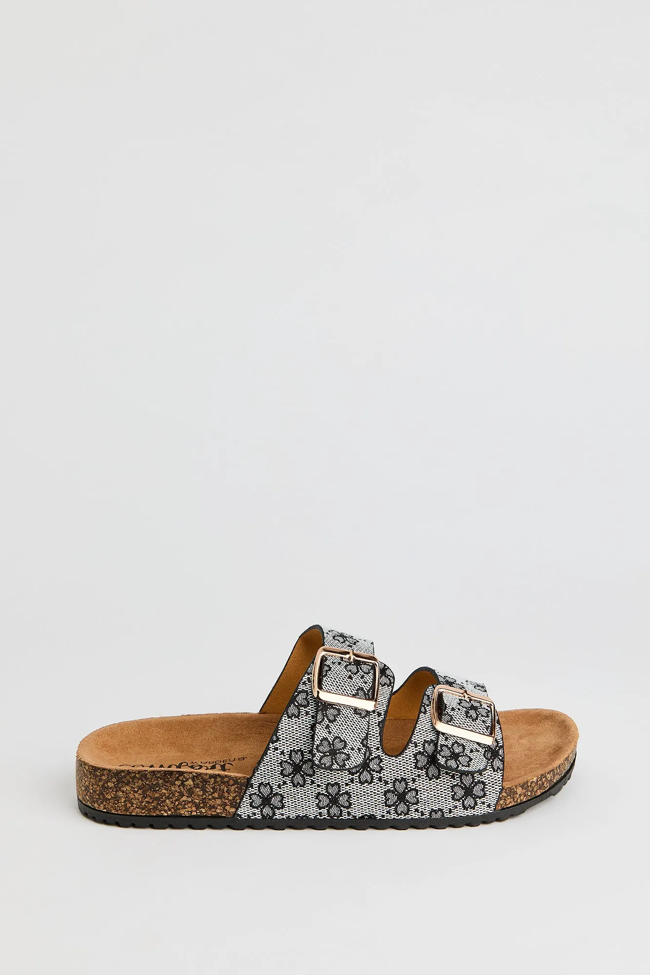 Buckle Cork Slide Sandal sold by Charlotte Russe product image thumbnail 4