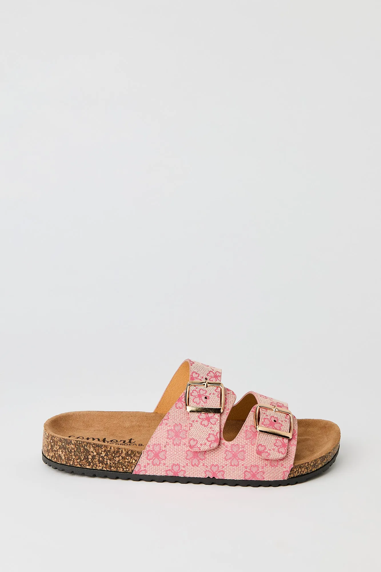 Buckle Cork Slide Sandal sold by Charlotte Russe
