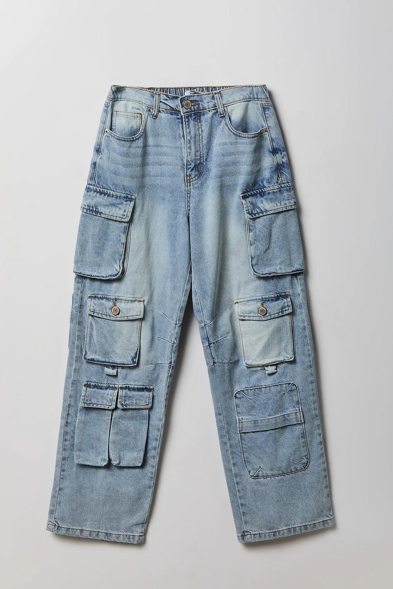 Multi Pocket Cargo Jean sold by Charlotte Russe product image thumbnail 3