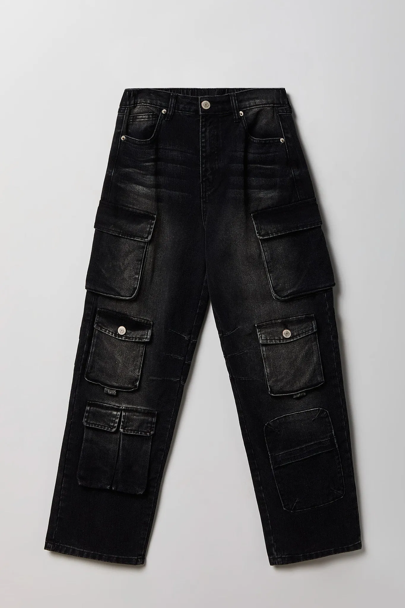 Multi Pocket Cargo Jean sold by Charlotte Russe