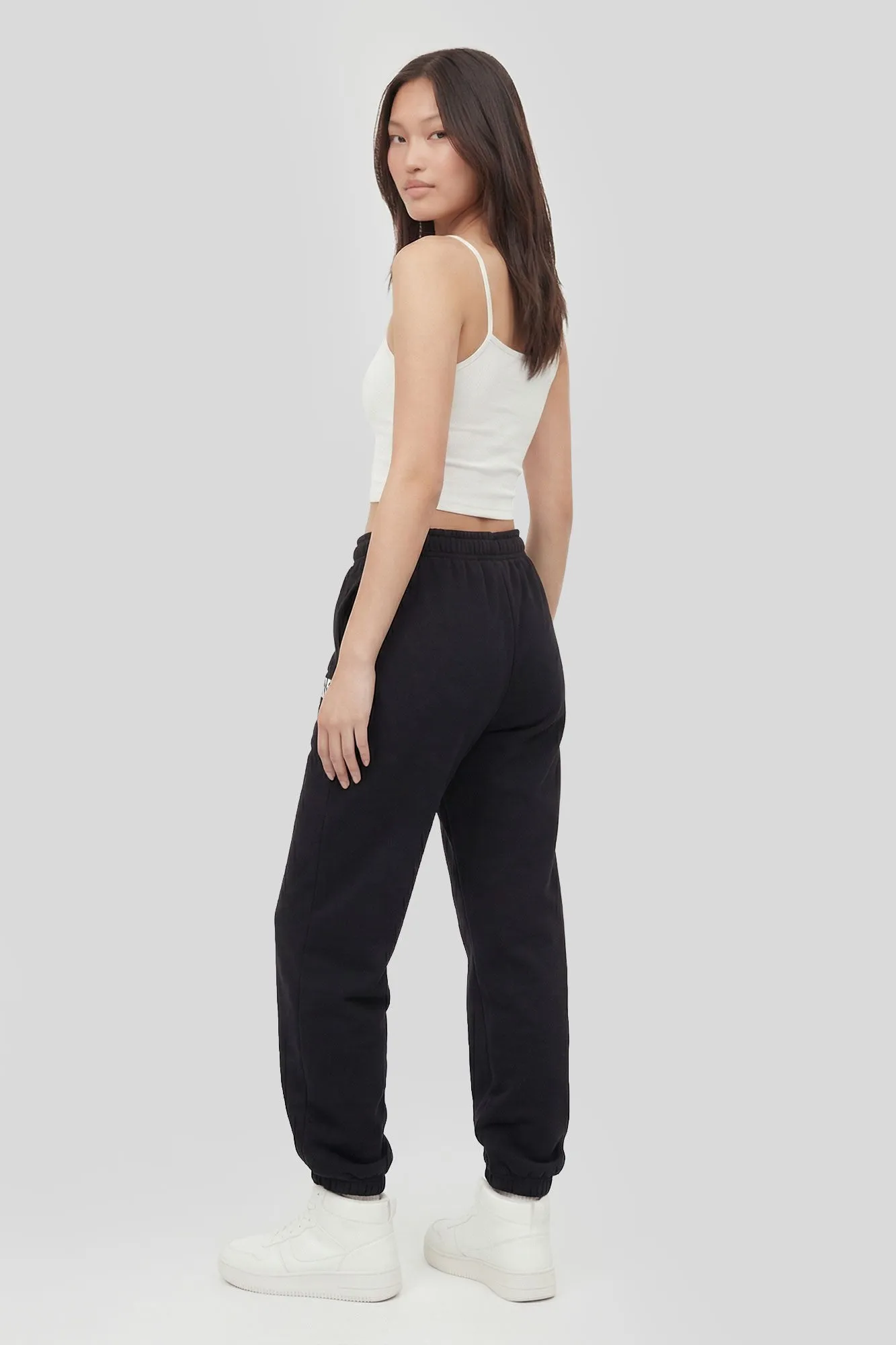 New York Graphic Fleece Jogger sold by Charlotte Russe product image thumbnail 2