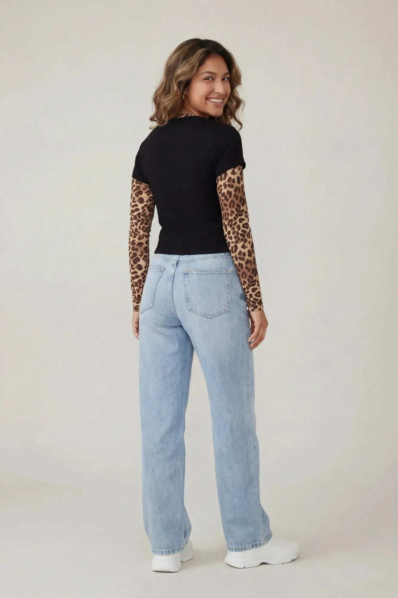 Double Sleeve Graphic T-Shirt sold by Charlotte Russe product image thumbnail 3