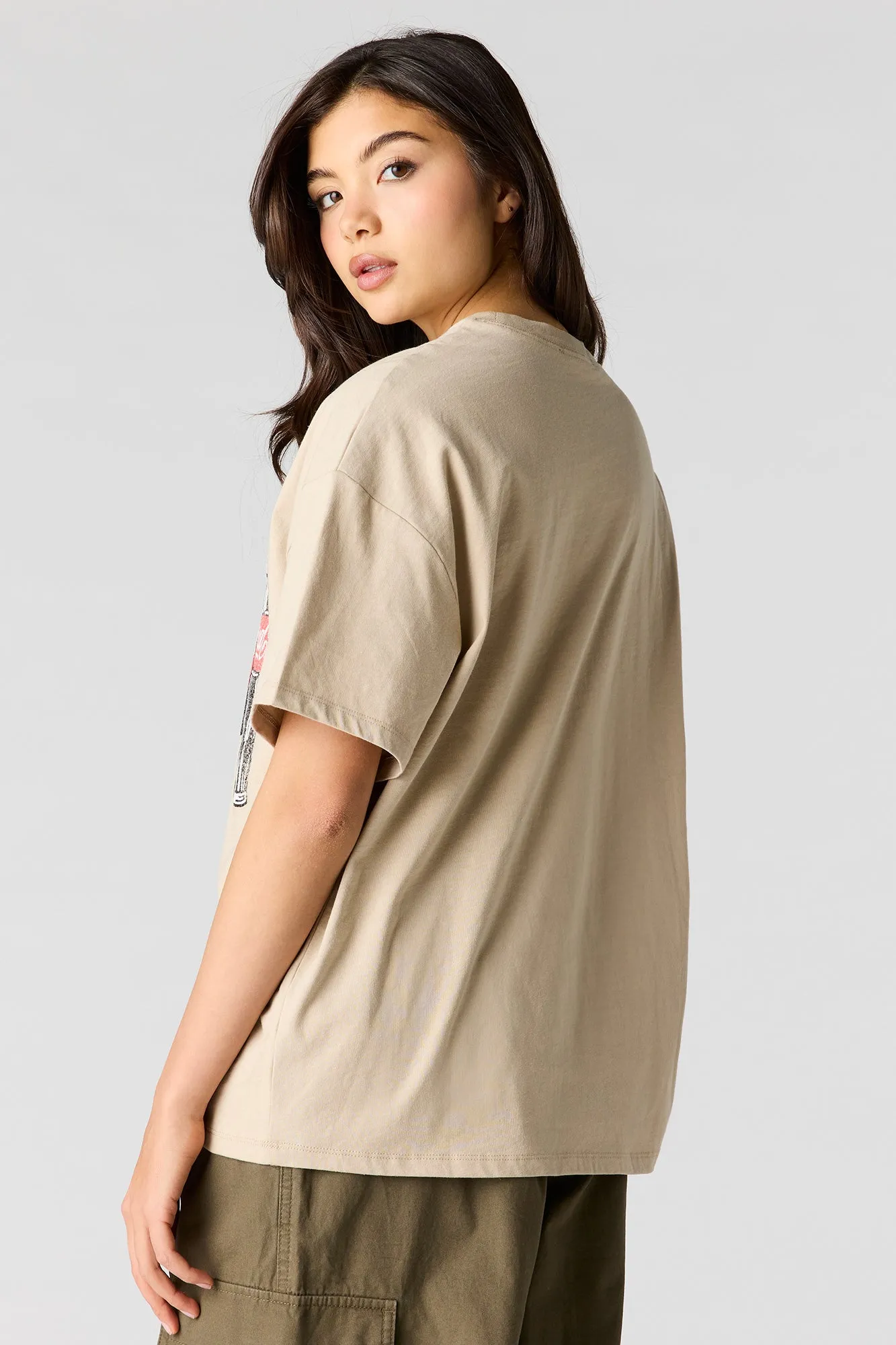 Luxe Heavy Cotton Coca-Cola Graphic T-Shirt sold by Charlotte Russe product image thumbnail 5