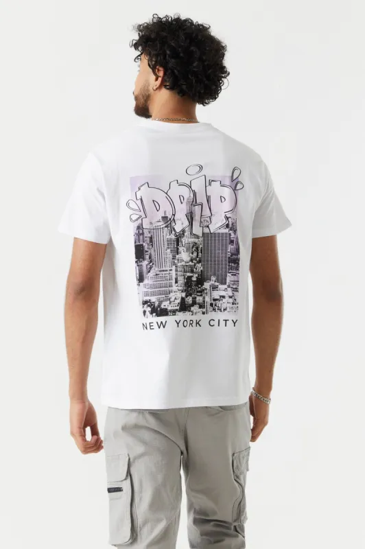 NYC Drip Graphic T-Shirt sold by Charlotte Russe