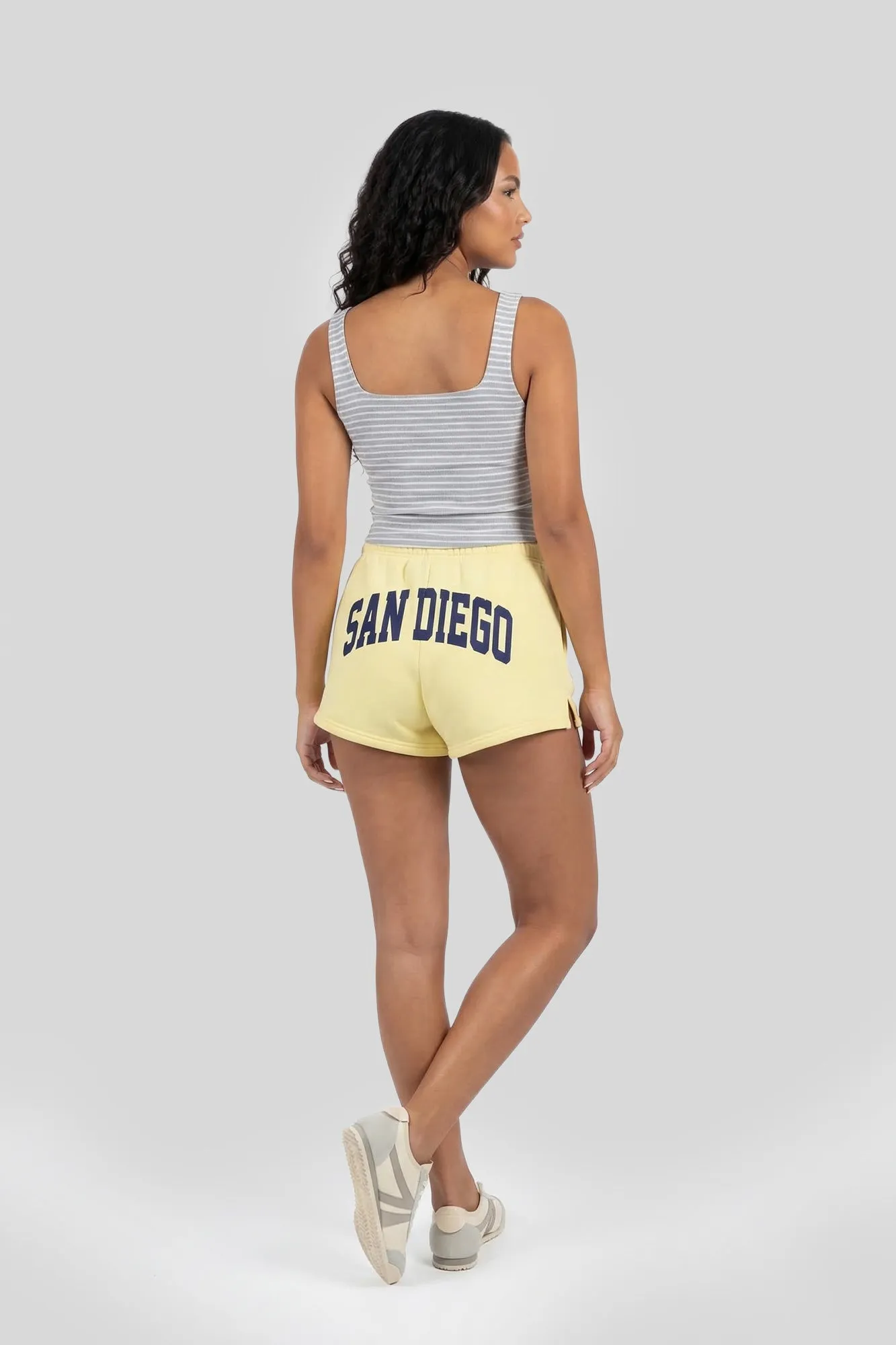 Graphic Fleece Short sold by Charlotte Russe