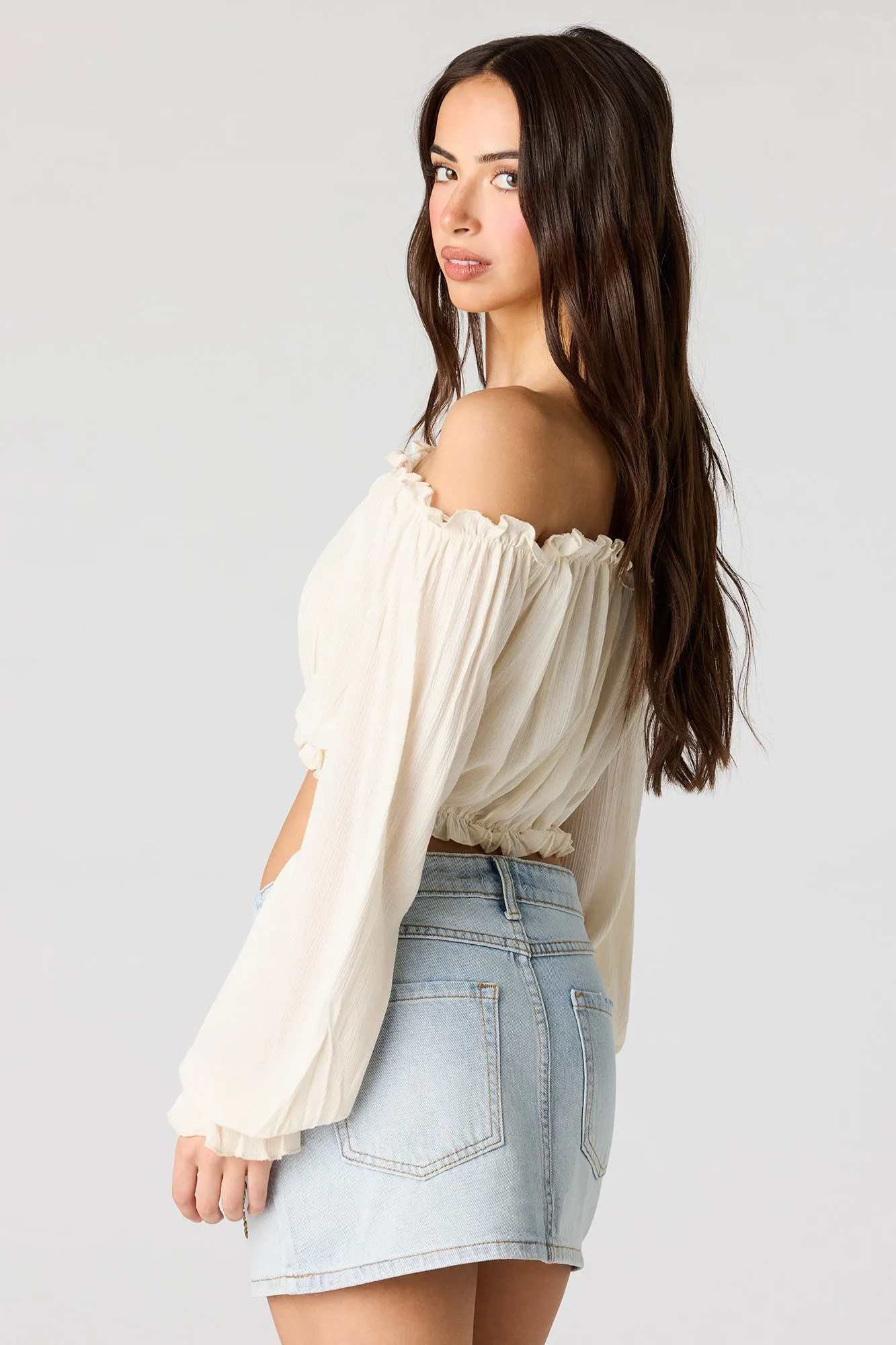 Star Studded Denim Skirt sold by Charlotte Russe product image thumbnail 2