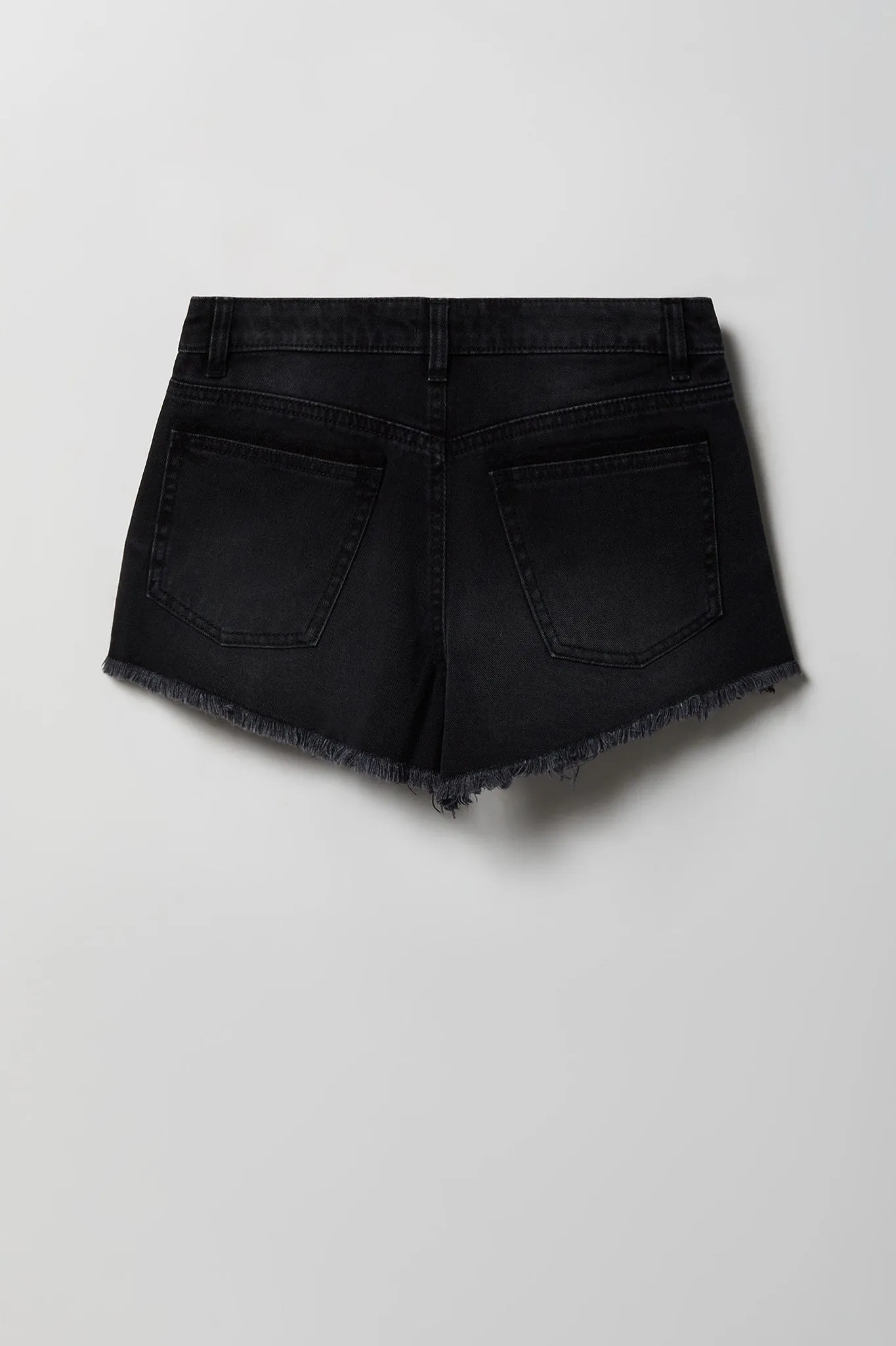 Lace Trim Denim Short sold by Charlotte Russe product image thumbnail 2