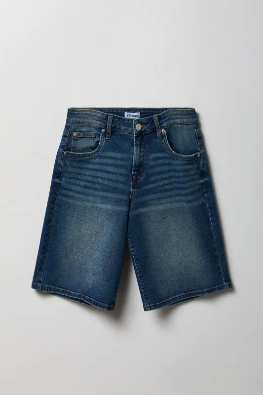 Stretch Low Rise Vintage Dark Jort made by Stitches