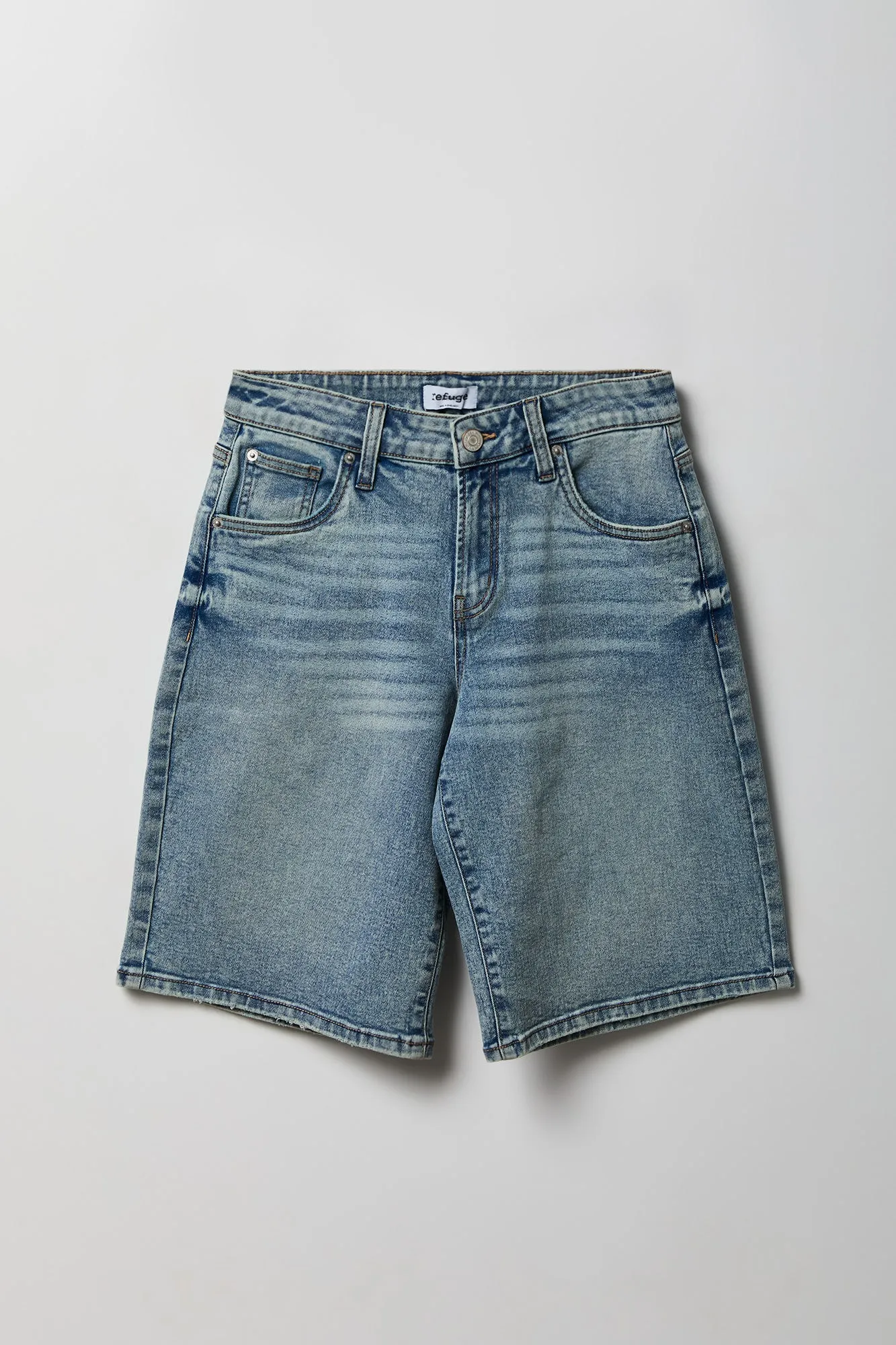Stretch Low Rise Vintage Medium Jort sold by Charlotte Russe