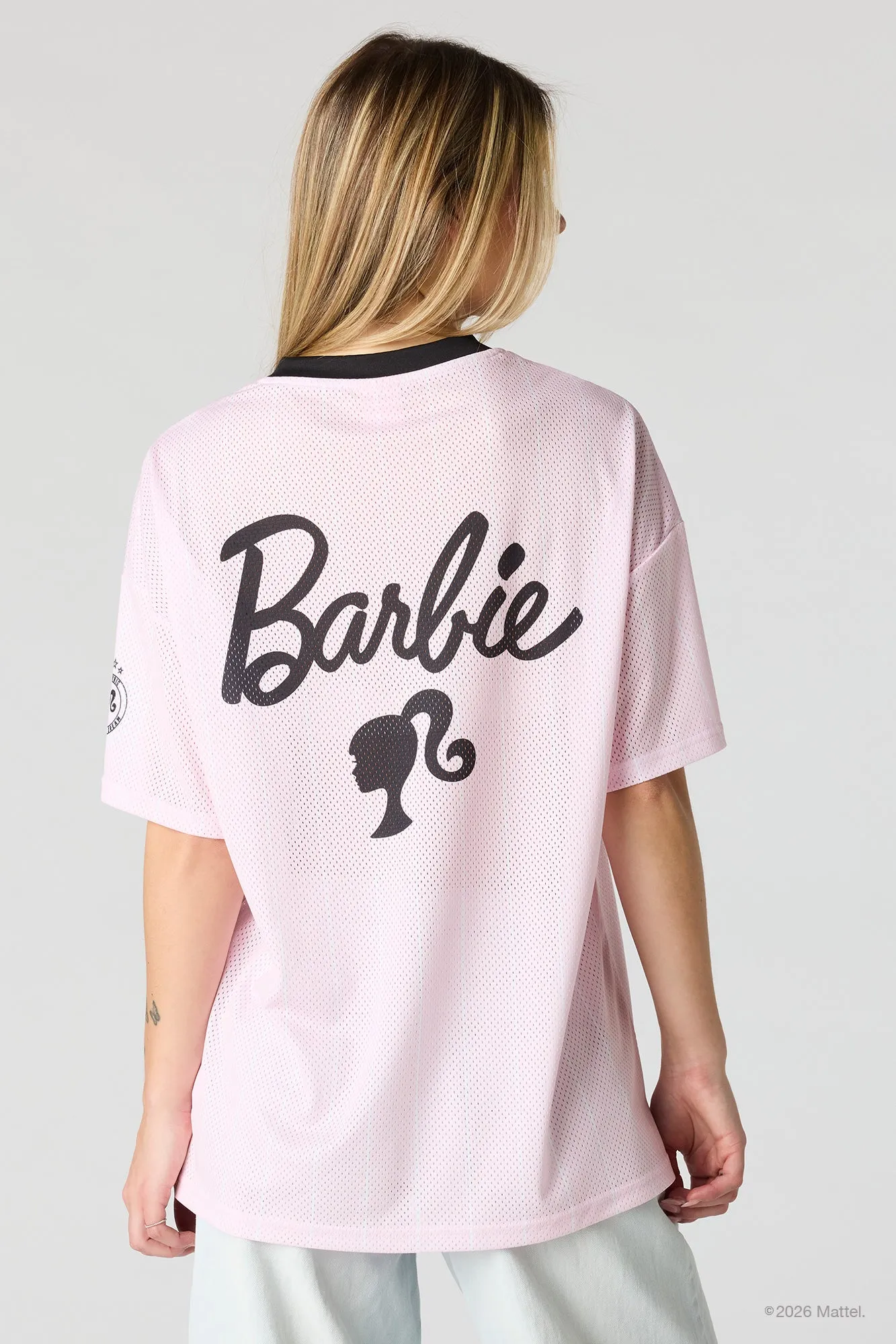 Barbie™ Graphic Mesh Jersey sold by Charlotte Russe product image thumbnail 2