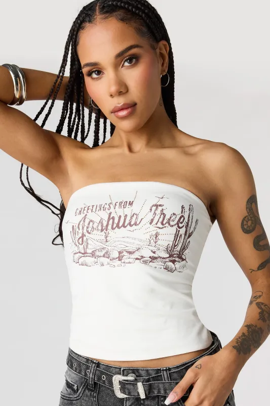 Graphic Tube Top made by Stitches