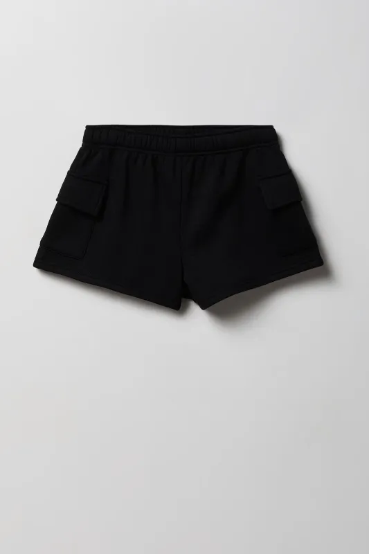 Fleece Cargo Shortie made by Stitches