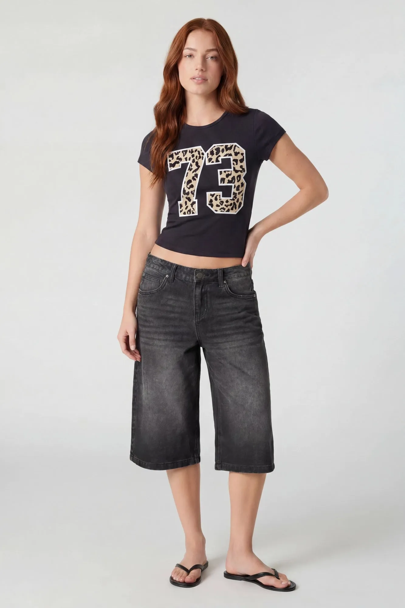 Graphic Ribbed T-Shirt sold by Charlotte Russe product image thumbnail 3