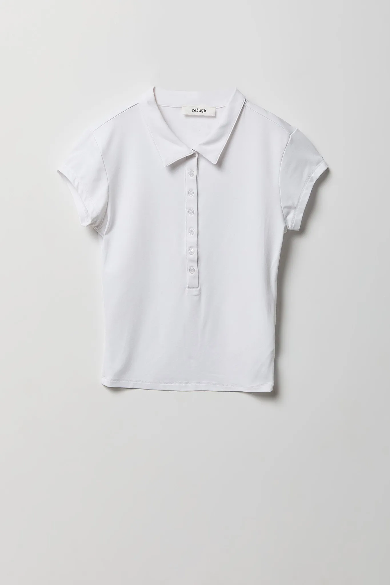 Contour Button-Up Polo sold by Charlotte Russe product image thumbnail 5