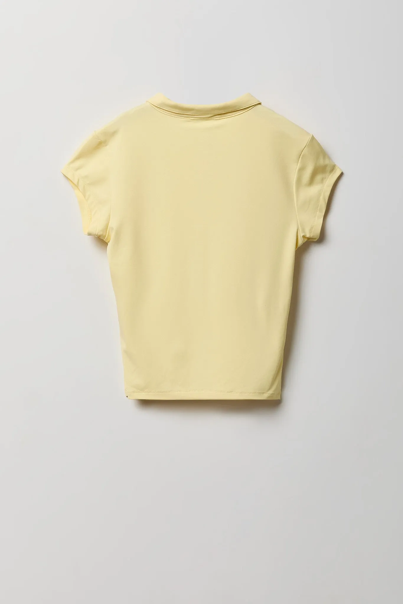 Contour Button-Up Polo sold by Charlotte Russe product image thumbnail 2