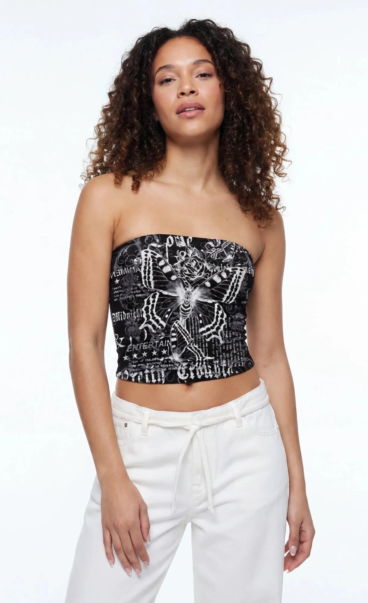 Printed Tube Top sold by Charlotte Russe product image thumbnail 4
