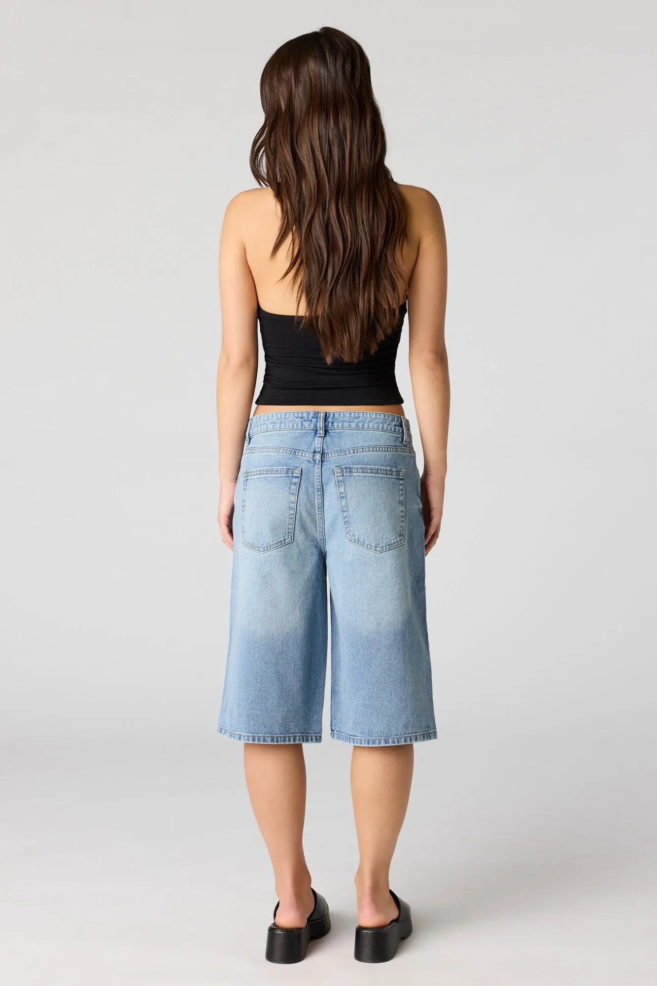 Low Rise Medium Jort 13" sold by Charlotte Russe product image thumbnail 3