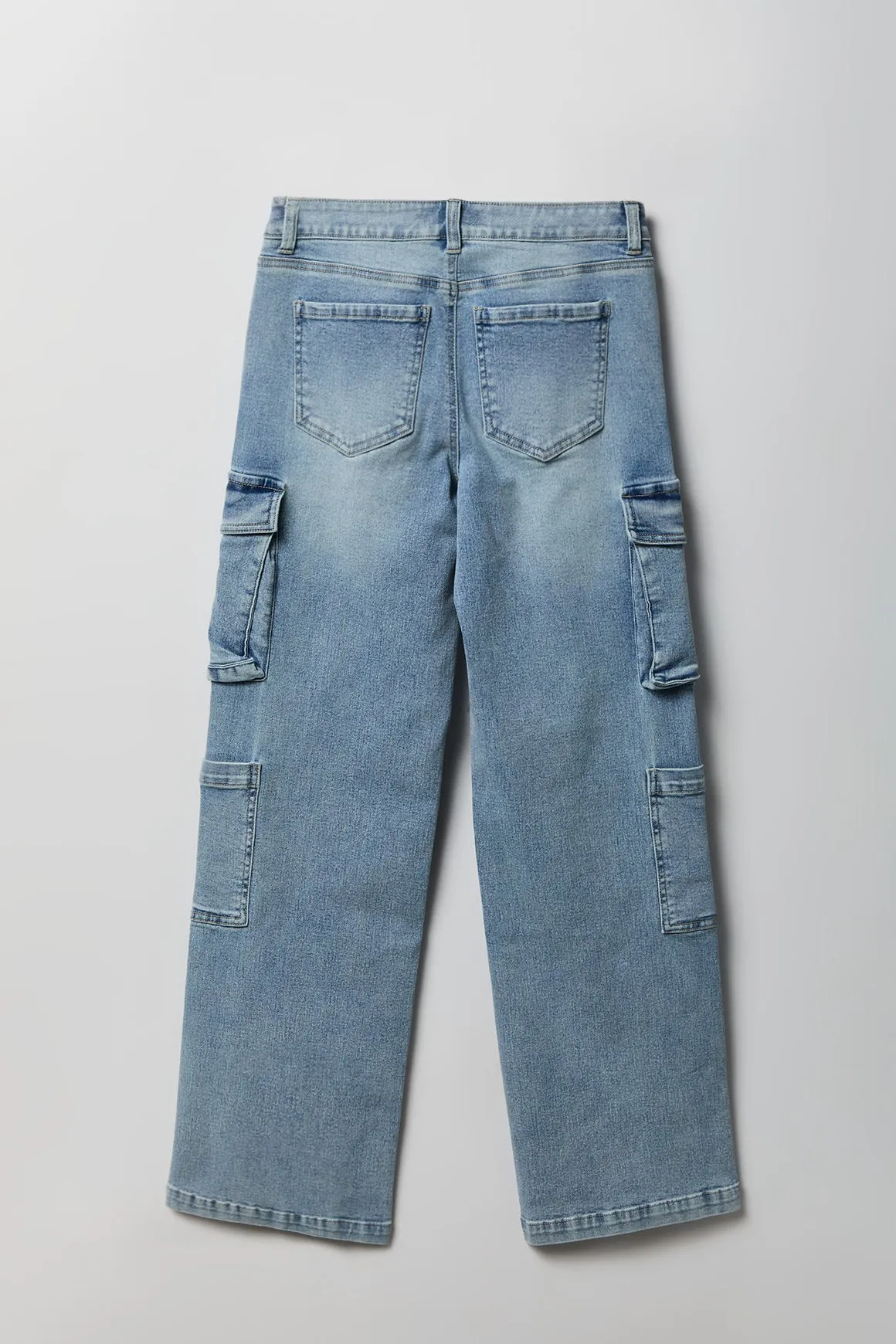 Stretch Low Rise Cargo Jean sold by Charlotte Russe product image thumbnail 2