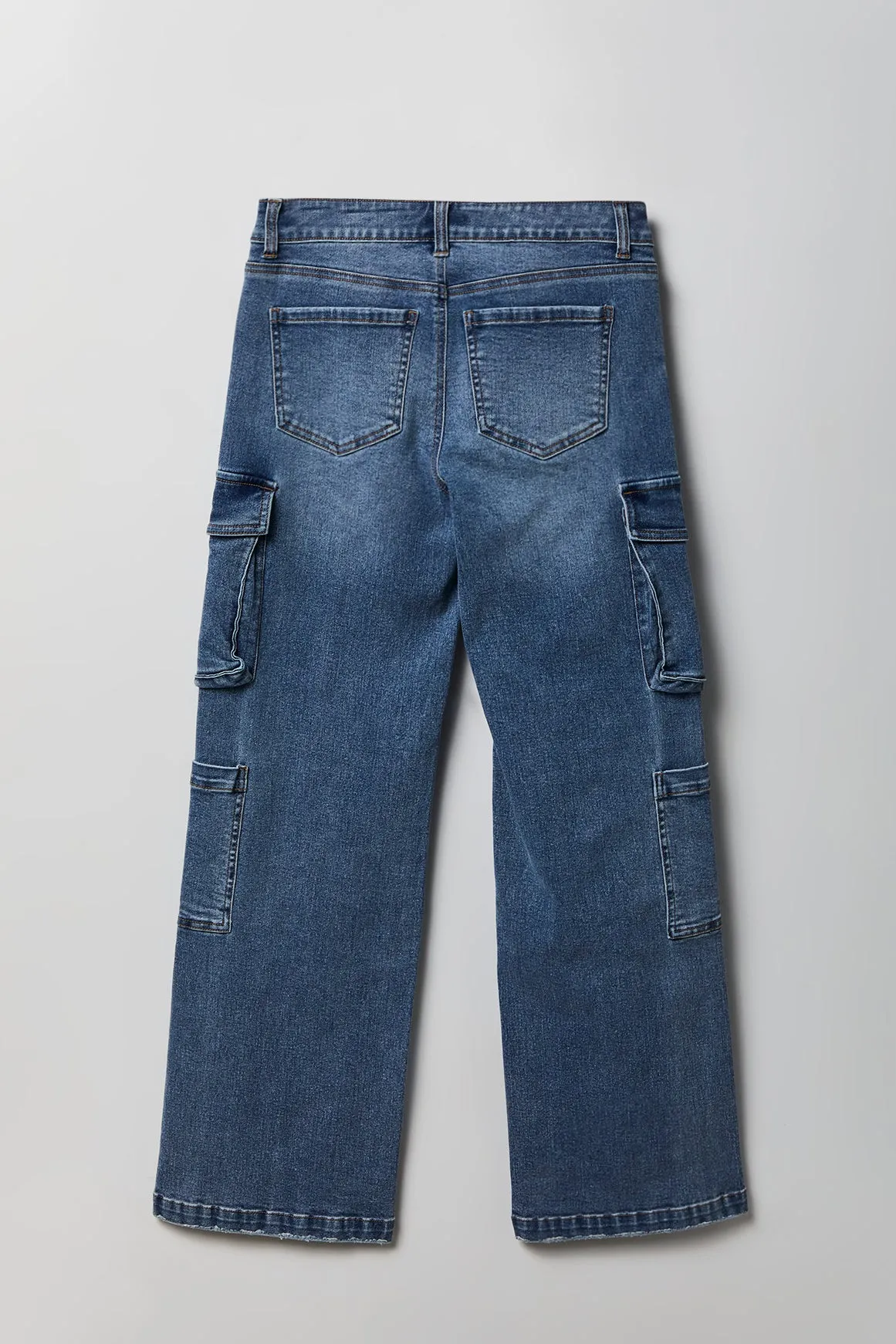 Stretch Low Rise Cargo Jean sold by Charlotte Russe product image thumbnail 4