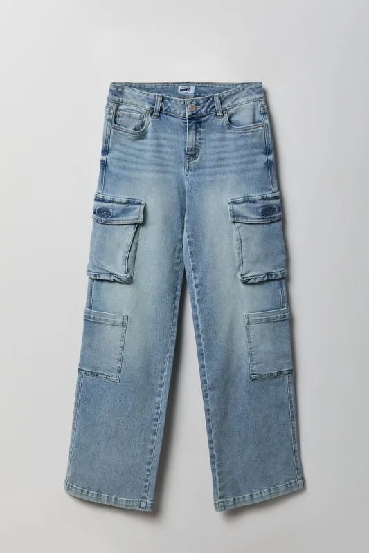 Stretch Low Rise Cargo Jean made by Stitches