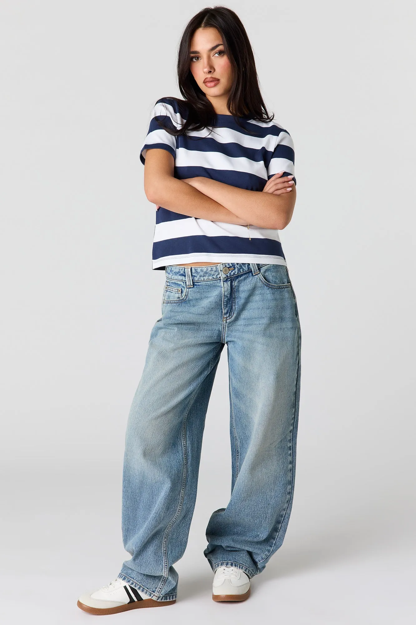Luxe Heavy Cotton T-Shirt sold by Charlotte Russe product image thumbnail 3