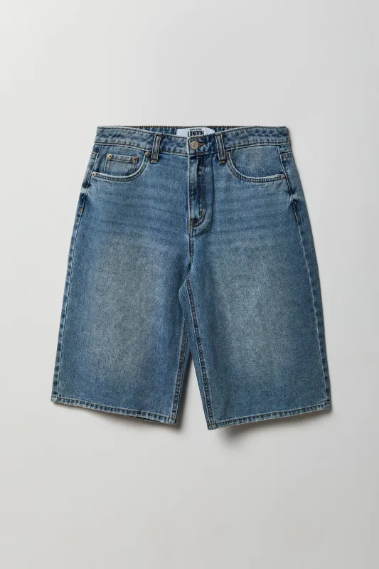 Low Rise Baggy Medium Jort 13" made by Stitches
