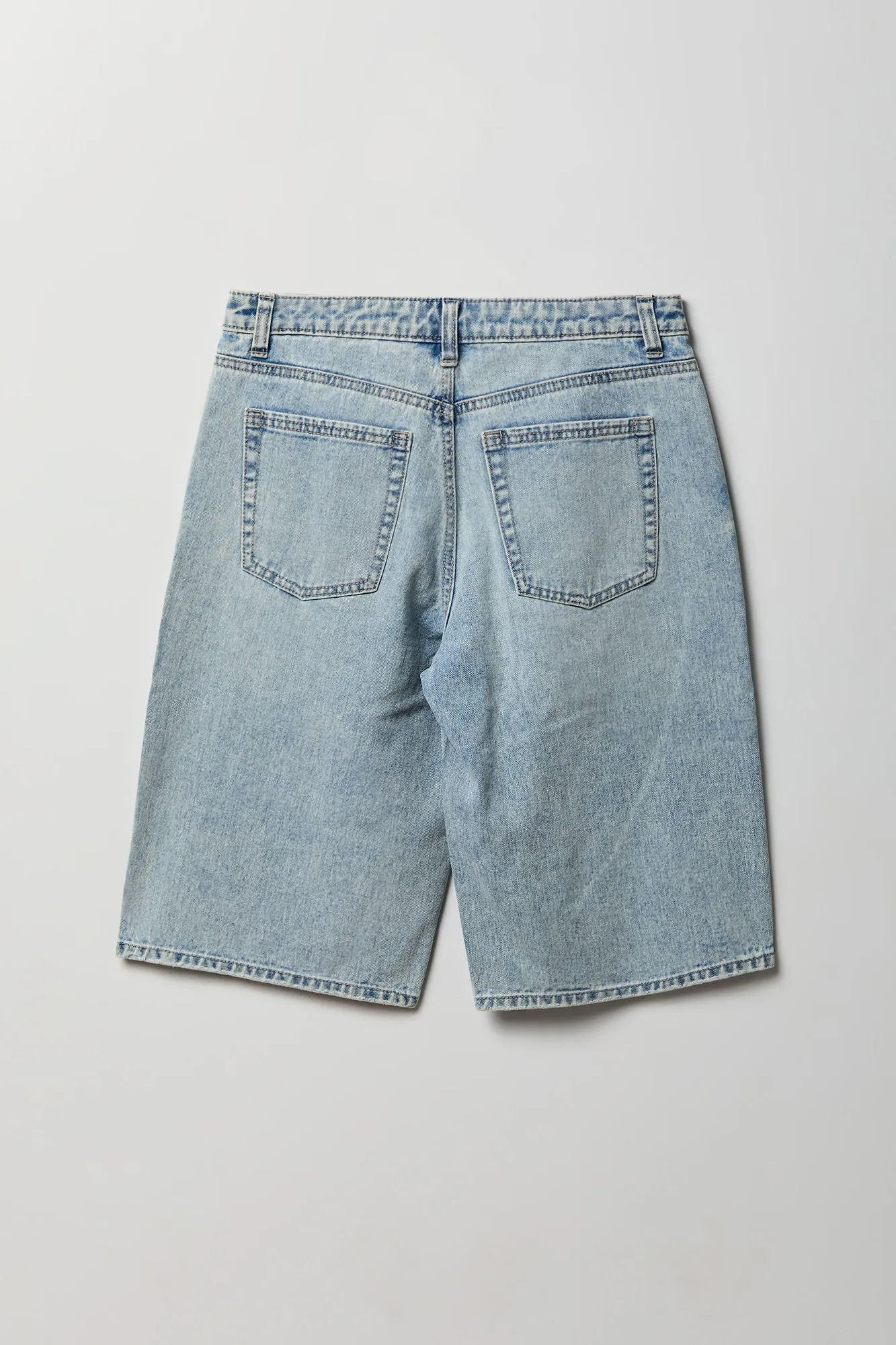 Low Rise Baggy Light Jort 13" sold by Charlotte Russe product image thumbnail 2