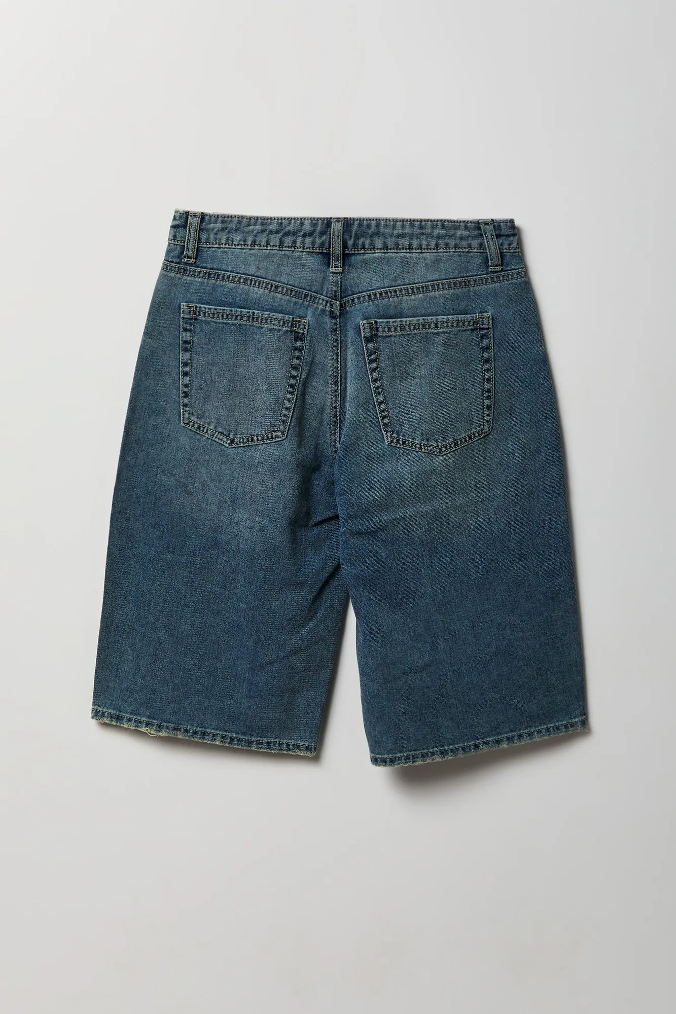 Low Rise Baggy Vintage Medium Jort 13" sold by Charlotte Russe product image thumbnail 2