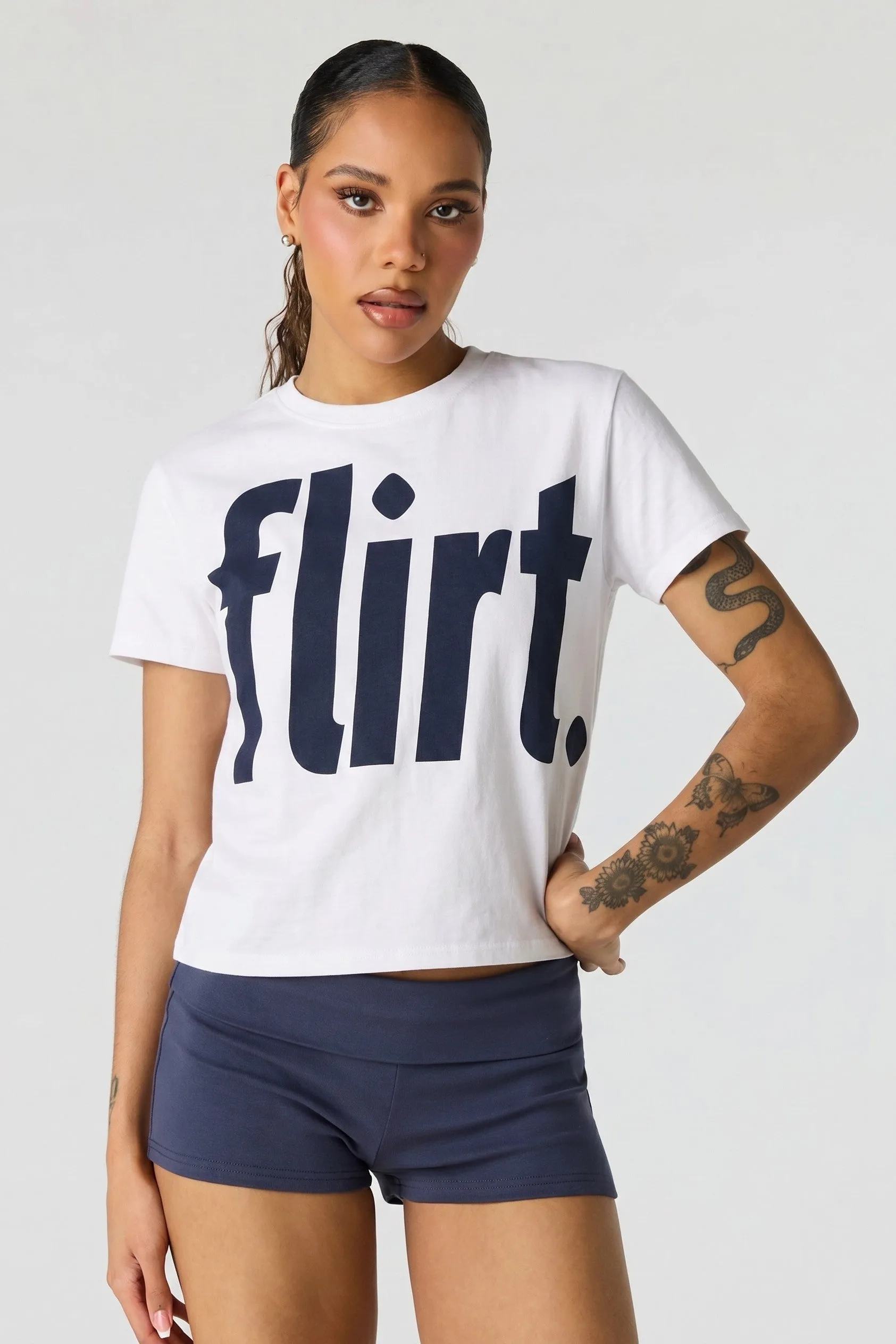 Graphic T-Shirt sold by Charlotte Russe product image thumbnail 5