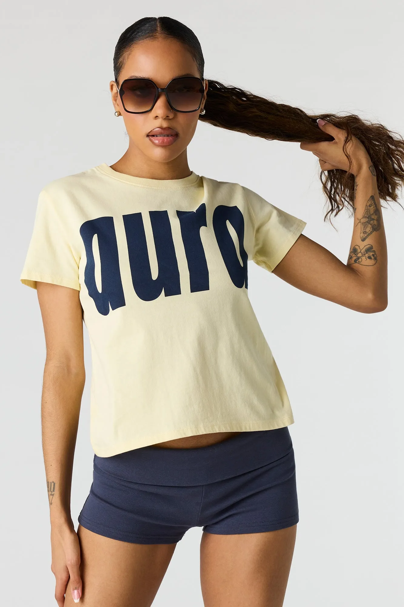 Graphic T-Shirt sold by Charlotte Russe product image thumbnail 4