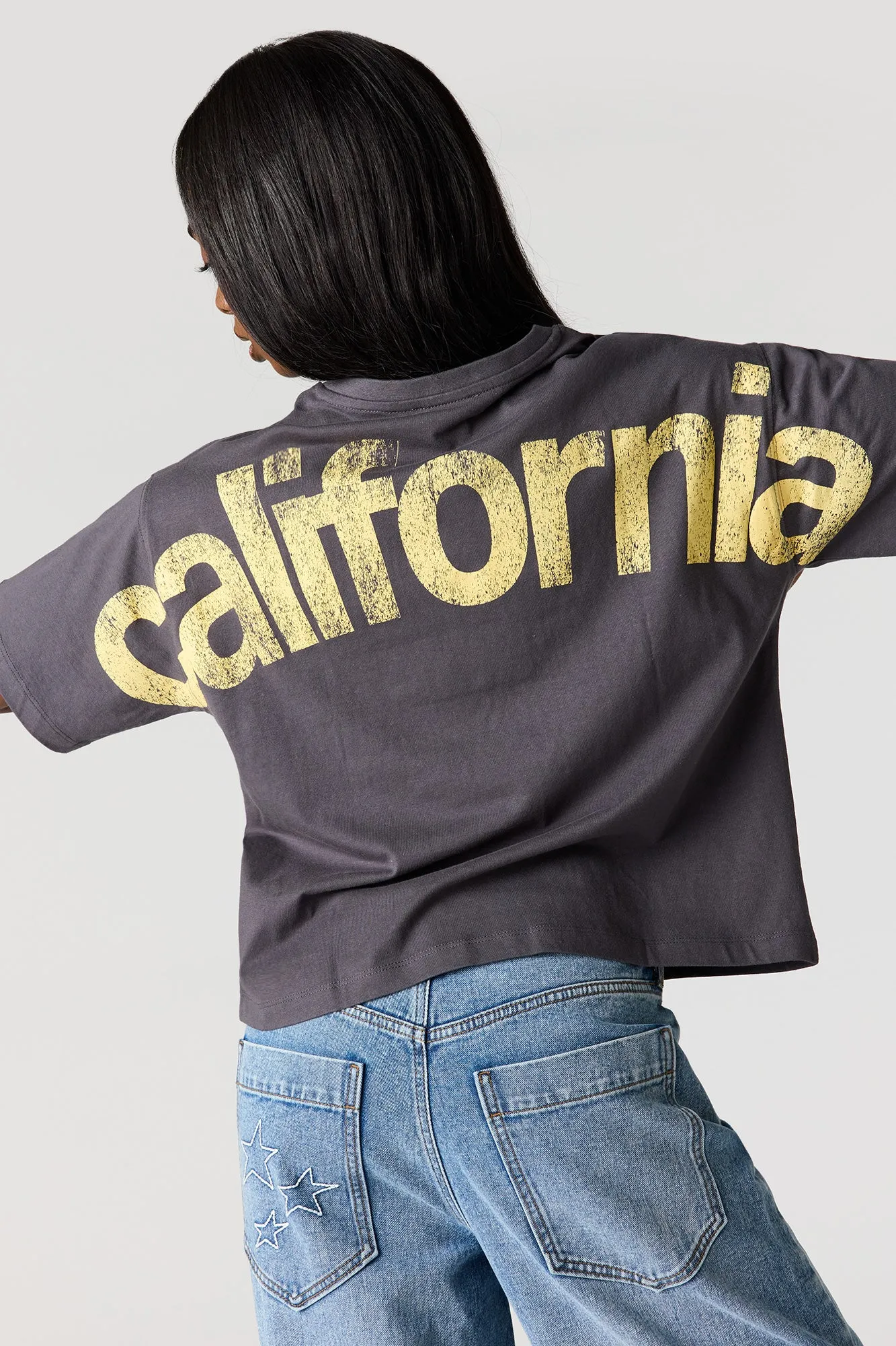 City Graphic Boxy T-Shirt sold by Charlotte Russe product image thumbnail 4