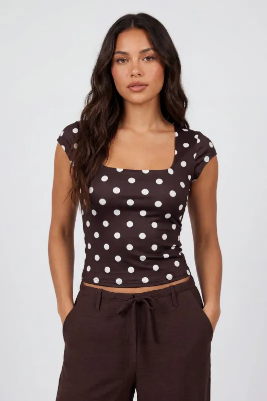 Luxe Heavy Contour Square Neck Top made by Stitches