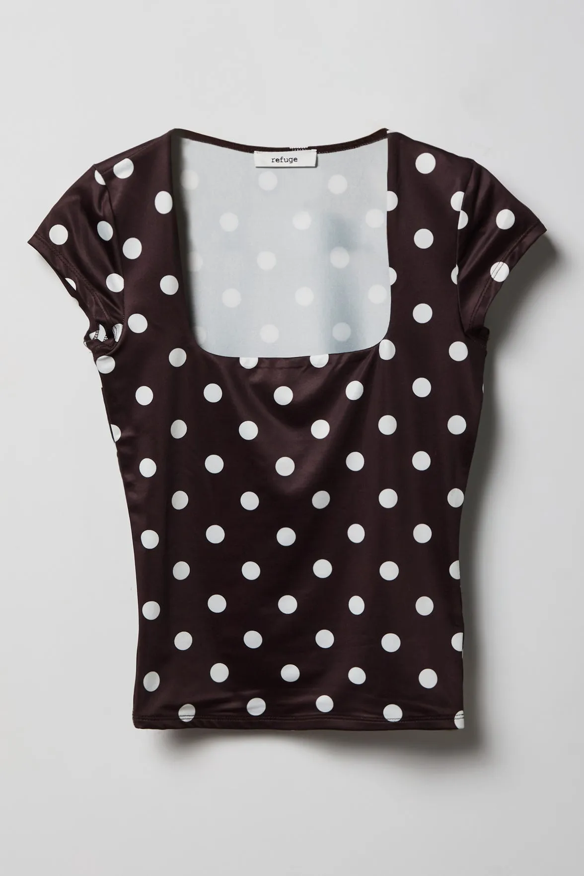 Luxe Heavy Contour Square Neck Top sold by Charlotte Russe product image thumbnail 4