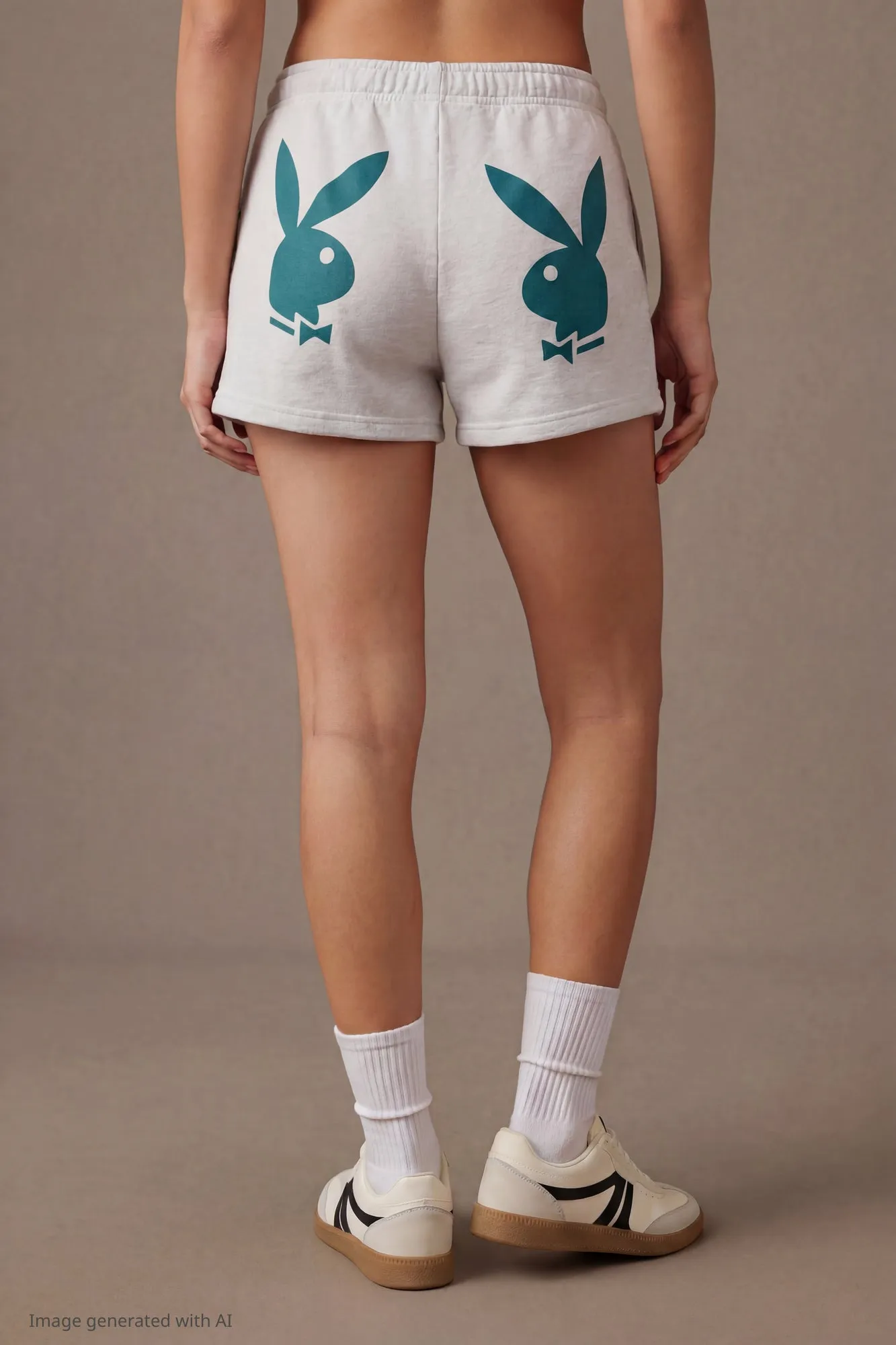 Playboy Graphic Fleece Short 2" sold by Charlotte Russe