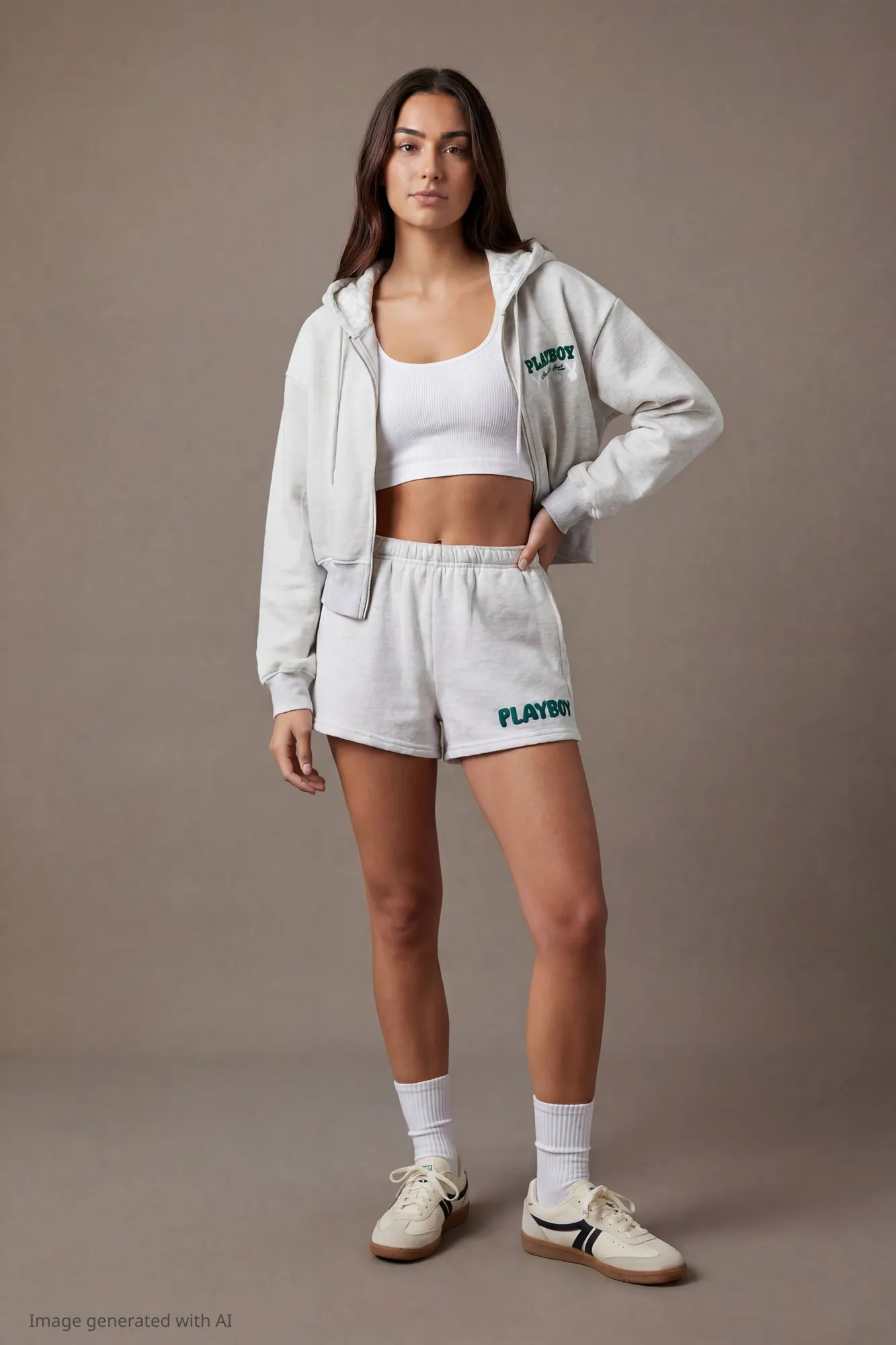 Playboy Graphic Fleece Short 2" sold by Charlotte Russe product image thumbnail 2