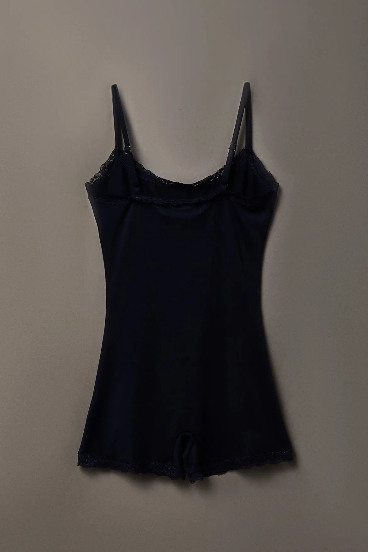 Playboy Graphic Lace Trim Romper sold by Charlotte Russe product image thumbnail 4