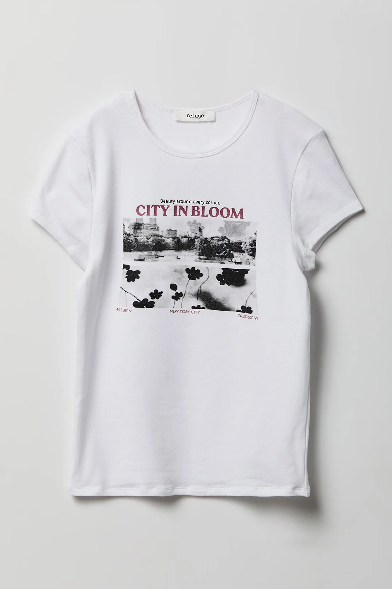 Fitted Graphic T-Shirt sold by Charlotte Russe product image thumbnail 3