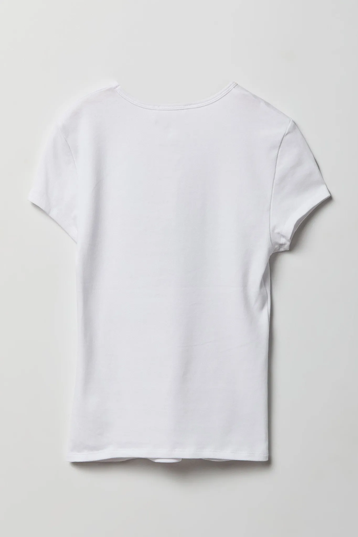 Fitted Graphic T-Shirt sold by Charlotte Russe product image thumbnail 4