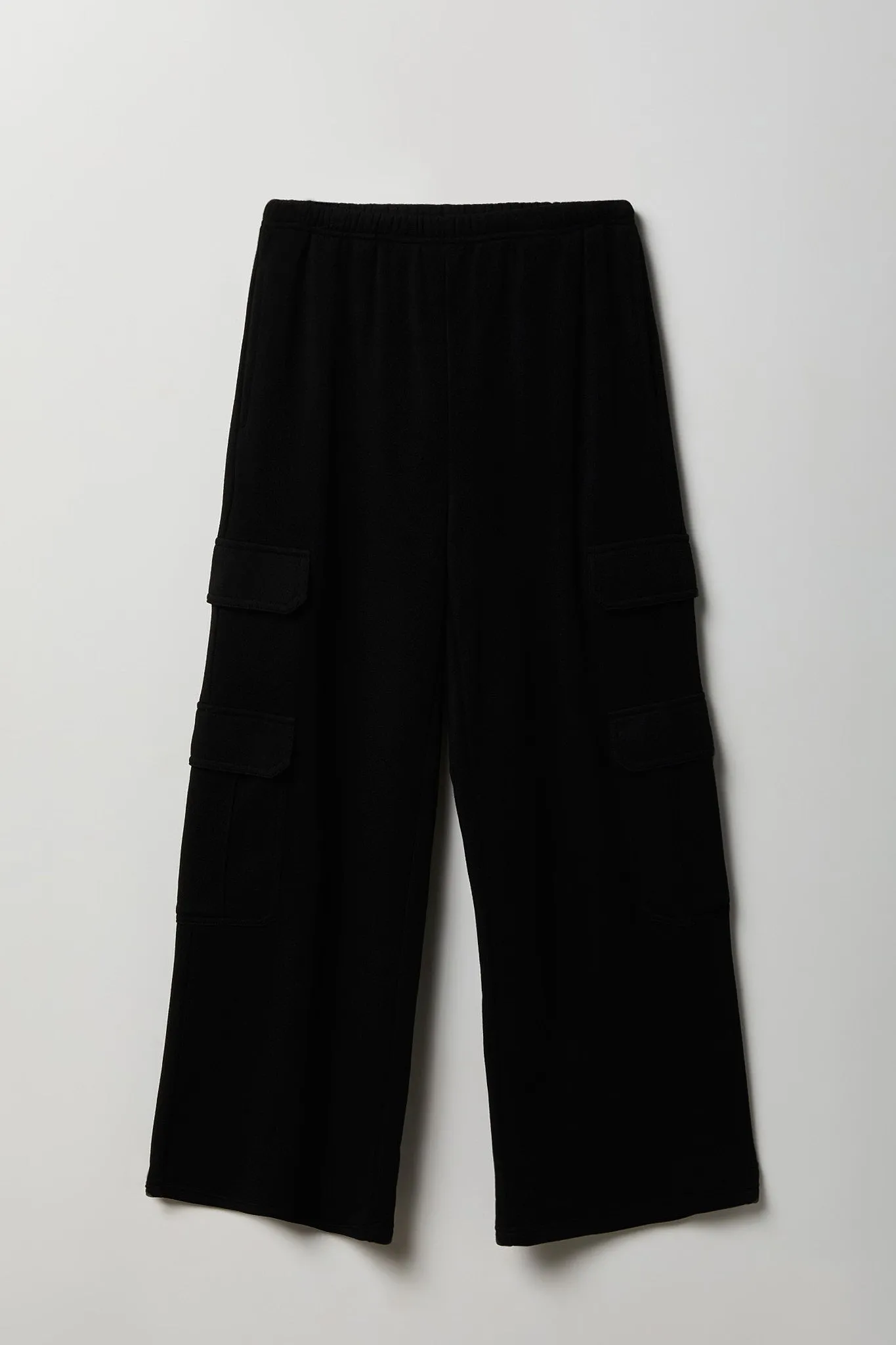 Fleece Ultra Wide Cargo Sweatpant sold by Charlotte Russe product image thumbnail 3
