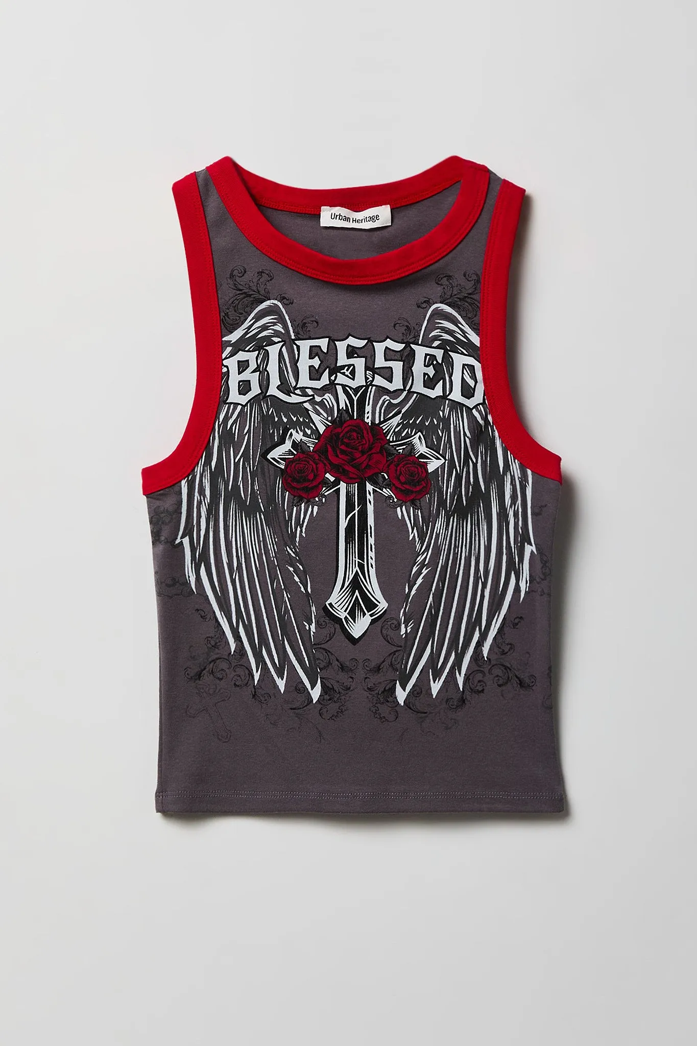 Graphic Ringer Tank sold by Charlotte Russe product image thumbnail 3