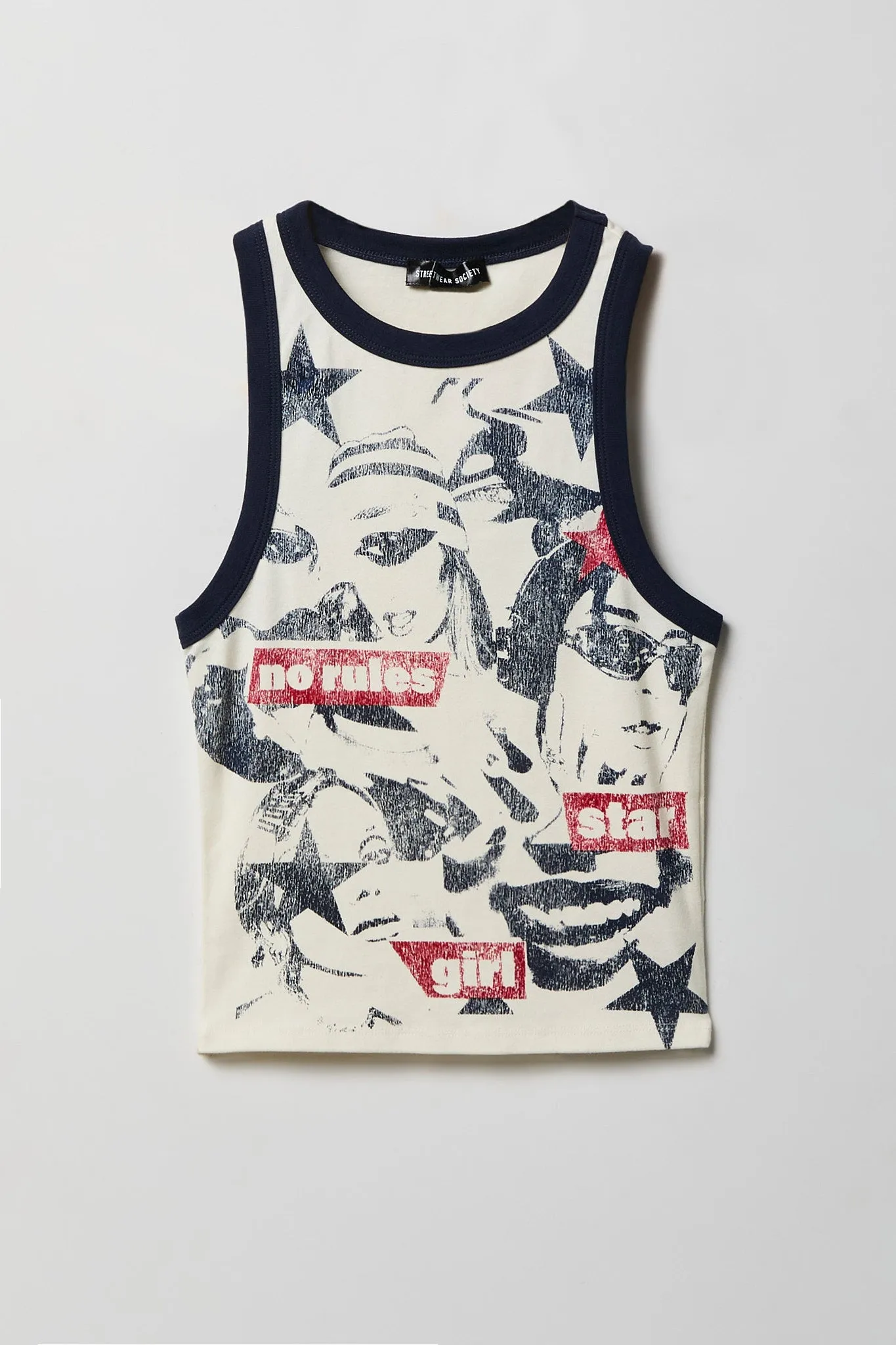 Graphic Ringer Tank sold by Charlotte Russe product image thumbnail 5