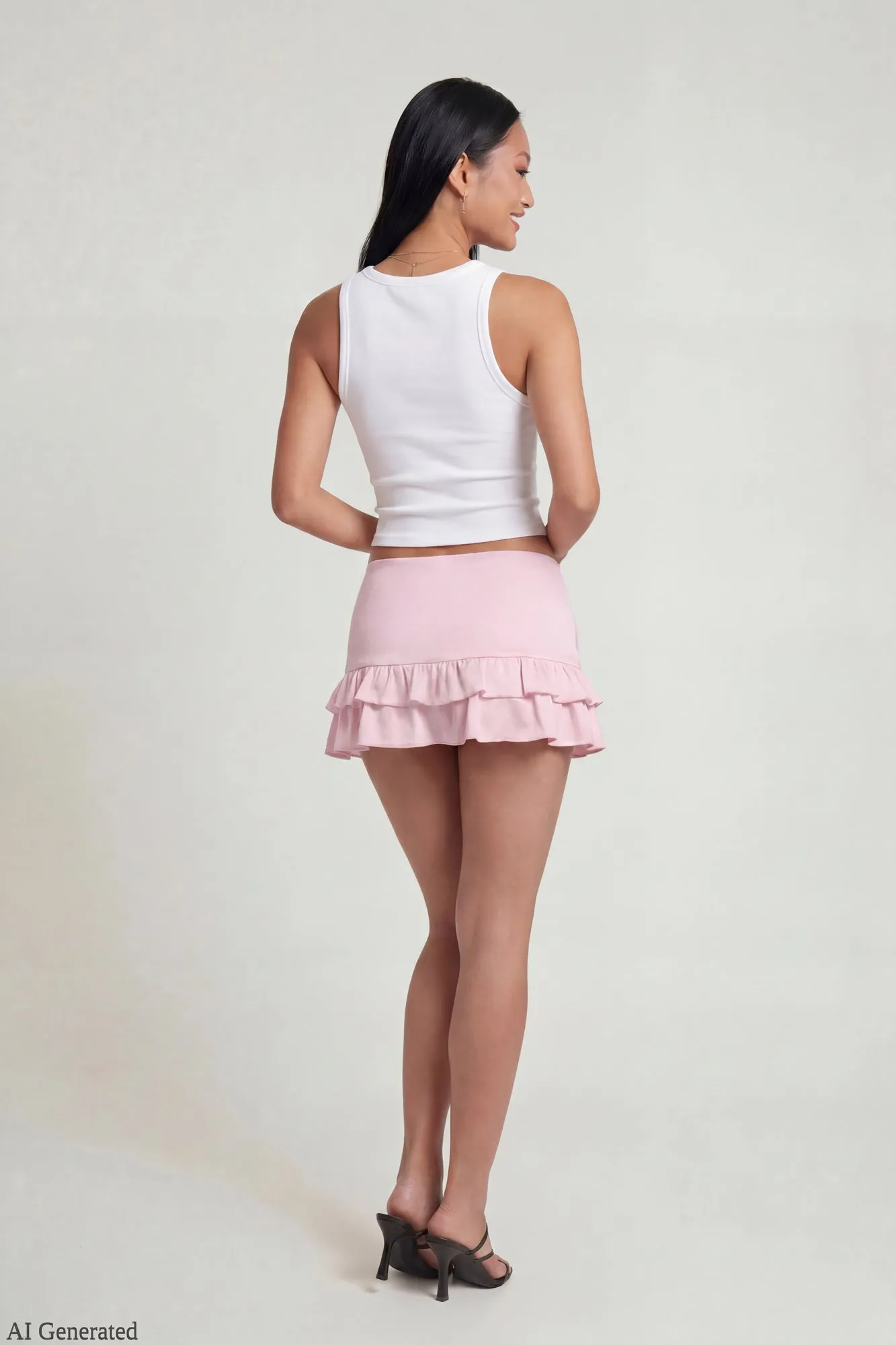 Ruffle Mini Skirt sold by Charlotte Russe product image thumbnail 2