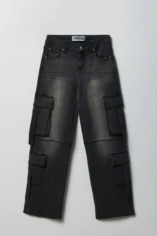Stretch Low Rise Cargo Jean made by Stitches