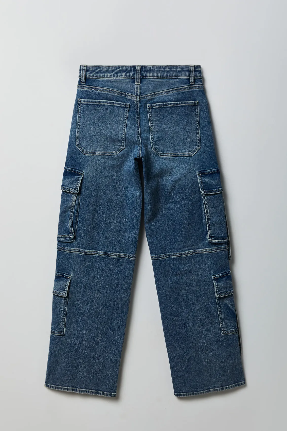 Stretch Low Rise Cargo Jean sold by Charlotte Russe product image thumbnail 4