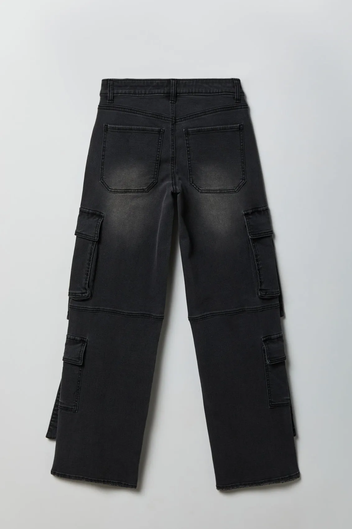 Stretch Low Rise Cargo Jean sold by Charlotte Russe product image thumbnail 2