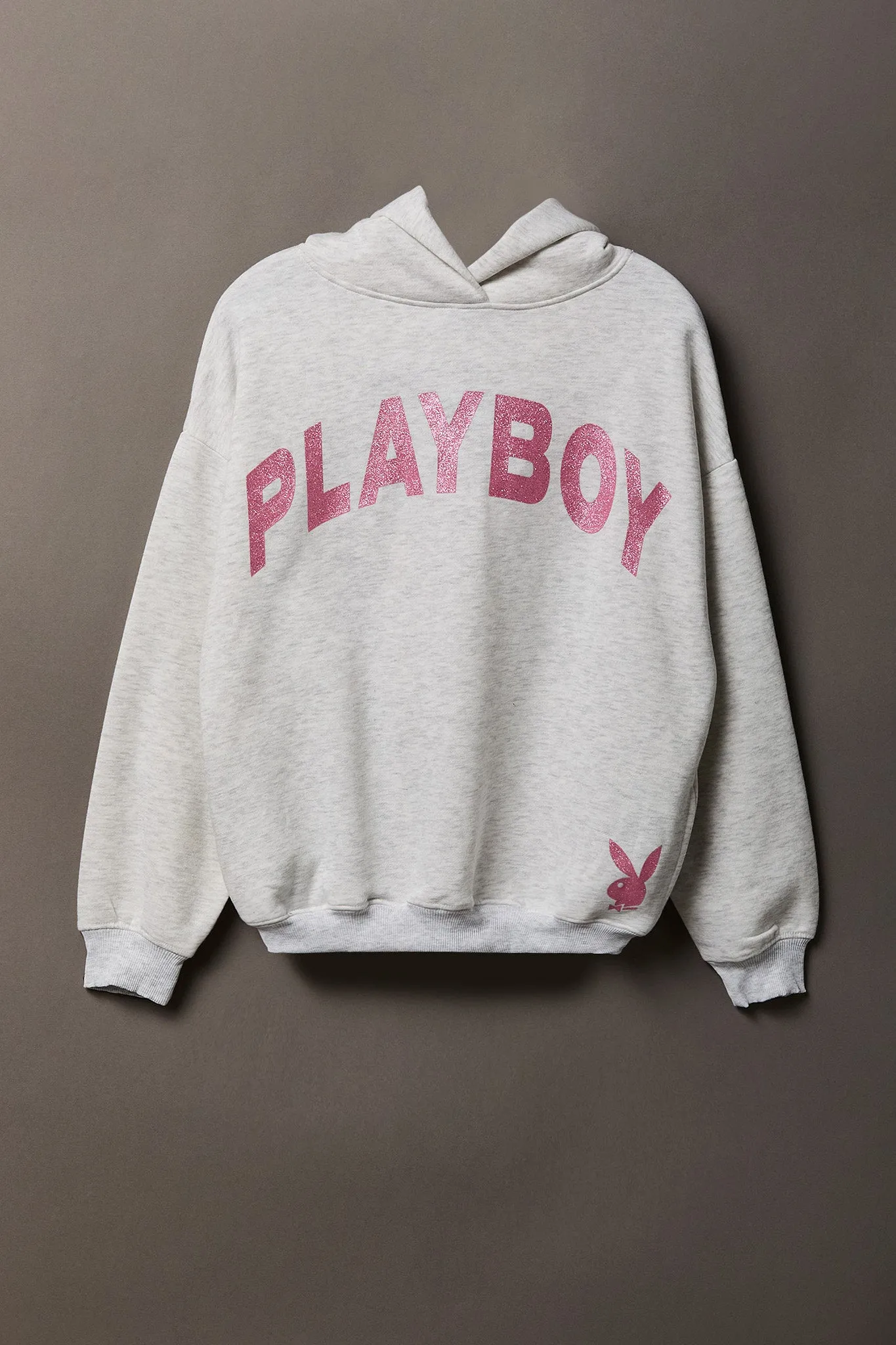Playboy Fleece Boxy Hoodie sold by Charlotte Russe product image thumbnail 4